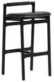 Four Hands Baden Brushed Ebony/Sonoma Black Bar Stool-0
