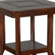 Sunny Designs™ Santa Fe Dark Chocolate Square End Table-3