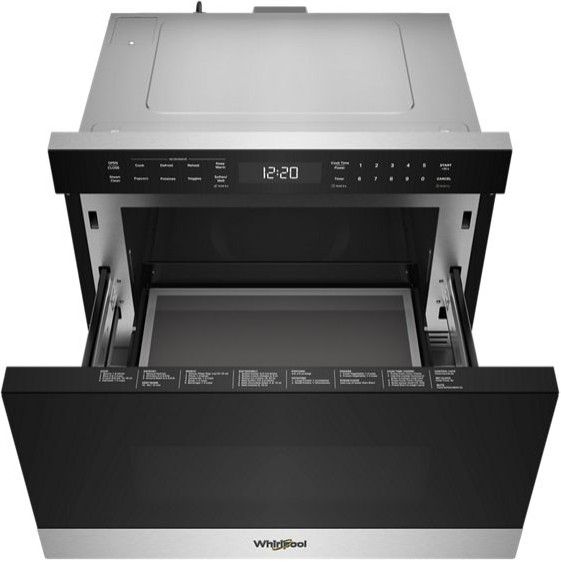 Whirlpool® 1.3 Cu. Ft. Stainless Steel Microwave Drawer with Sensor Cooking-1
