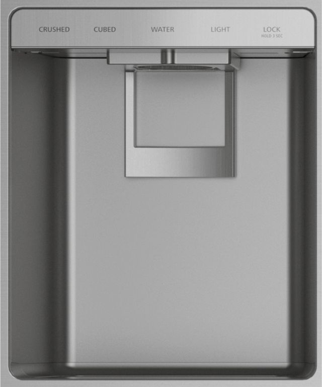 Monogram® 36 in. 20.2 Cu. Ft. Stainless Steel Built In Counter Depth Side-by-Side Refrigerator-2