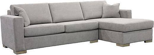 Edgewood Furniture Polo Cream Right-Arm Facing Sectional and Chaise-0