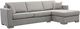 Edgewood Furniture Polo Cream Right-Arm Facing Sectional and Chaise-0