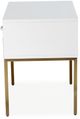 TOV Furniture Ella White Side Table-2