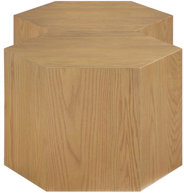 Meridian Furniture Eternal 2-Piece Natural Modular Coffee Table Set-2
