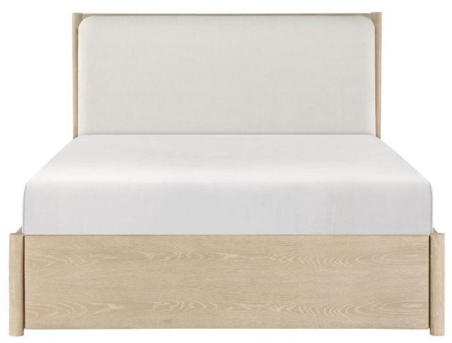 Homelegance® Matteo Light Oak/Oyster Eastern King Platform Storage Bed-2