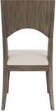Riverside Furniture 2-Piece Sariel Designer Espresso Upholstered Side Chair Set-4