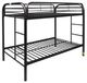 ACME Furniture Thomas Black Twin Over Twin Bunk Bed-0