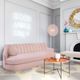 TOV Furniture Peyton Blush Velvet Sofa-4