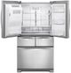 Whirlpool® 25.76 Cu. Ft Monochromatic Stainless Steel French Door Refrigerator-2