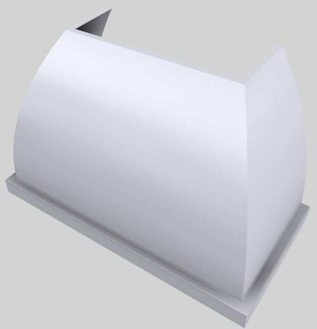 Vent-A-Hood® Designer Series 48" White Wall Mounted Range Hood-2