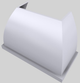 Vent-A-Hood® Designer Series 48" White Wall Mounted Range Hood-2