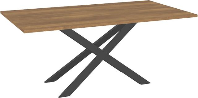 Amisco Customizable Ascencio 72" Rectangular Dining Table with 1" Birch Veneer Top-0