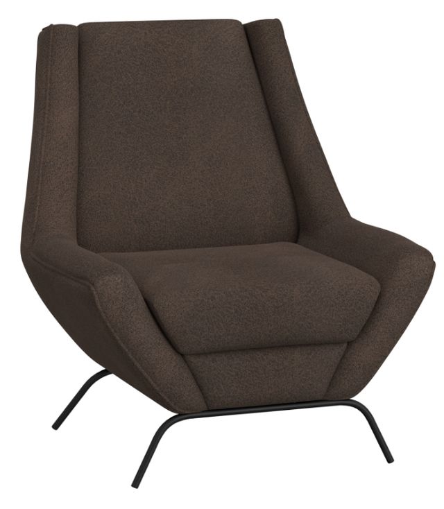 International Furniture Direct Tyne Chocolate Brown Accent Chair-0