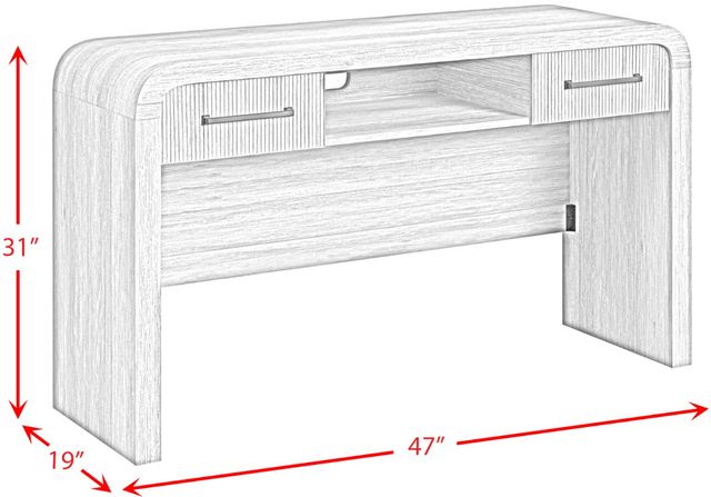 Elements International Ridgemont Natural Dressing Table-2