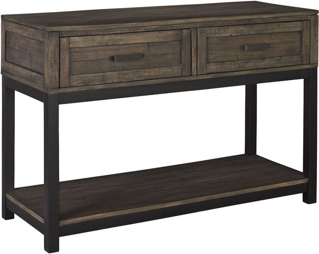 Signature Design by Ashley® Johurst Grayish Brown Sofa Table-0
