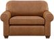 Flexsteel® Customizable Thornton Leather Chair and a Half-4