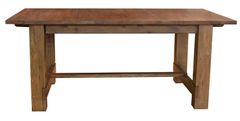A-America® Anacortes Dark Taupe Trestle Dining Table