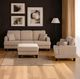 Furniture of America® Cinderford Beige Storage Ottoman-2