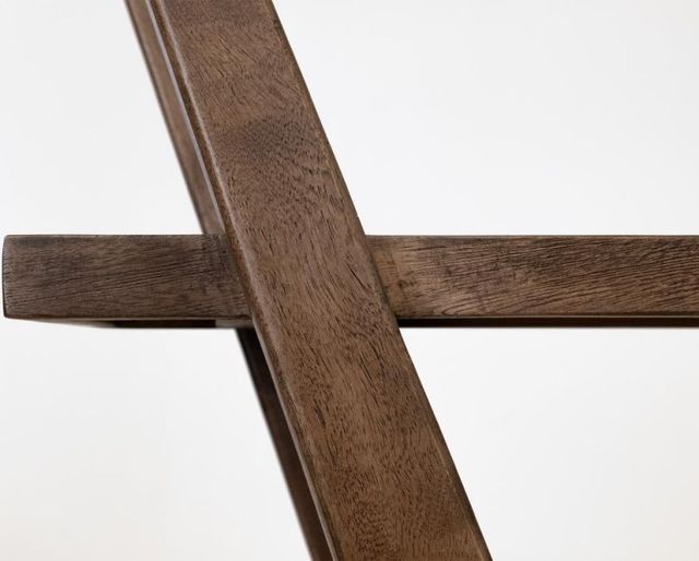 International Furniture Direct Moka Brown Etagere Bookcase-3