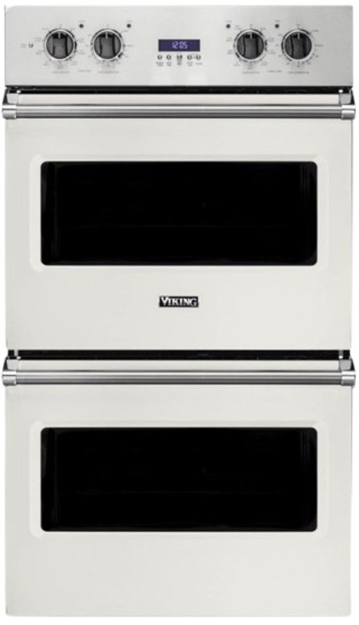 Viking® 5 Series 30" Pure White Double Electric Built In Oven-0