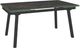 Amisco Customizable Lewis 91" Rectangular Extendable Table with 0.5" Italian Porcelain on Glass Top and 2 Leaves-0