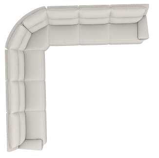 La-Z-Boy® Palmer Chalk Reclining Sectional with Custom Layout Options-3