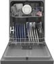 GE® 24" Stainless Steel Built-In Dishwasher with Front Controls and Power Cord-2