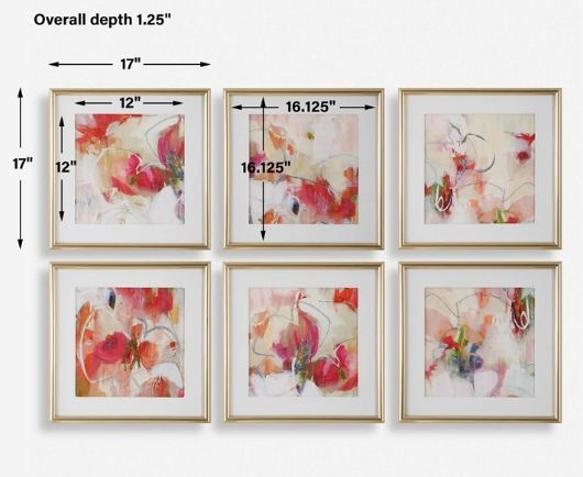 Uttermost® Liz Jardine 6-Piece Fresh Start Framed Prints Set-2
