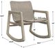 Uttermost® Sumba Cerused Wheat Wicker/Wooden Outdoor Rocking Chair-4