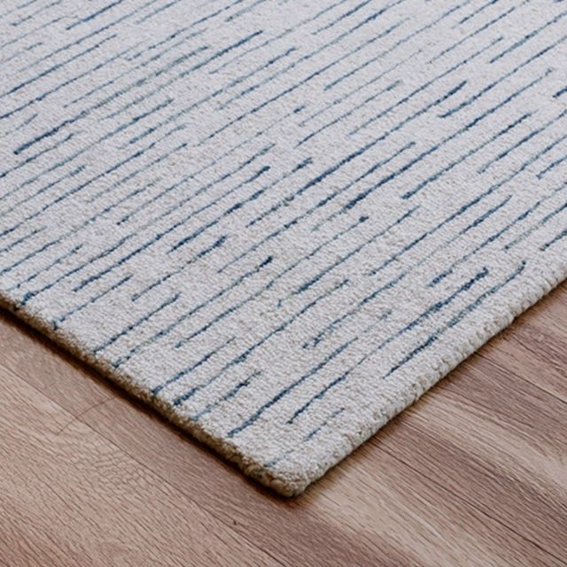 LR Home Babylon Ivory Blue 8'x10' Area Rug-3
