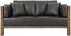 International Furniture Direct Roots Brown/Black Loveseat-1