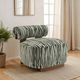 Furniture of America® Niobe Green Accent Chair-1