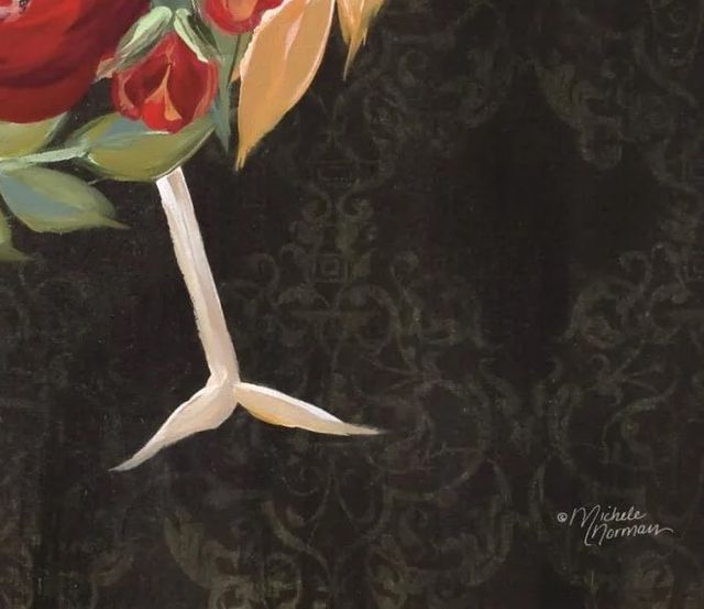 Classy Art Botanical Rooster by Michele Norman Wall Art-2