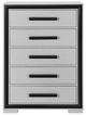 Global Furniture USA Amelia Black/Gray Chest-1