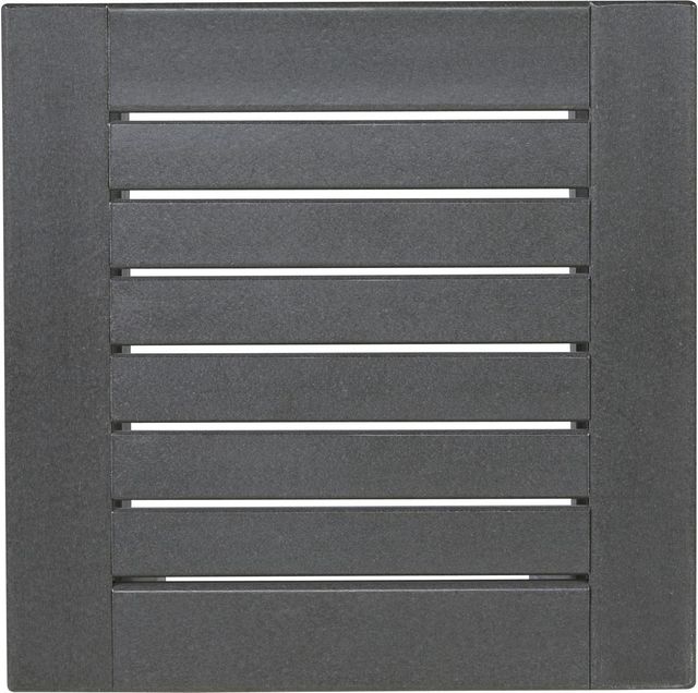 Signature Design by Ashley® Amora Charcoal Gray Polyethylene Outdoor End Table-4
