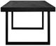 Moe’s Home Collection Jedrik Black Concrete Outdoor Dining Table with Metal Legs-2