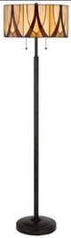 Cal® Lighting & Accessories Tiffany Antique Bronze Floor Lamp-1