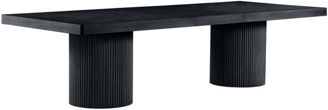 Meridian Furniture Belinda Black 144" Dining Table-0