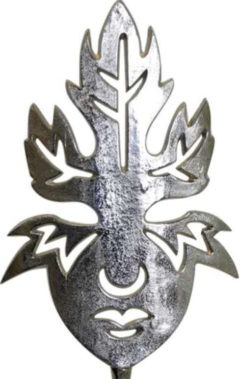 Stylecraft Nickel Plated Table Top Mask Home Decor-1