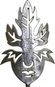 Stylecraft Nickel Plated Table Top Mask Home Decor-1