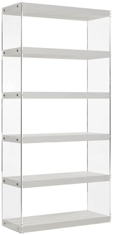 Universal Explore Home™ Oasis White Sandblasted Quartered Pine Shoreline Etagere-0