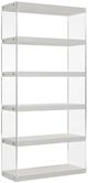 Universal Explore Home™ Oasis White Sandblasted Quartered Pine Shoreline Etagere-0