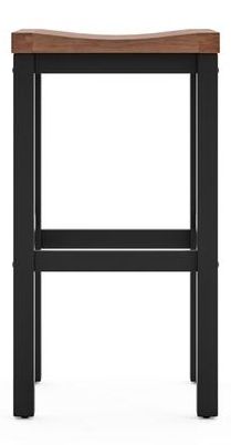 homestyles® General Line Black/Oak Bar Stool-2