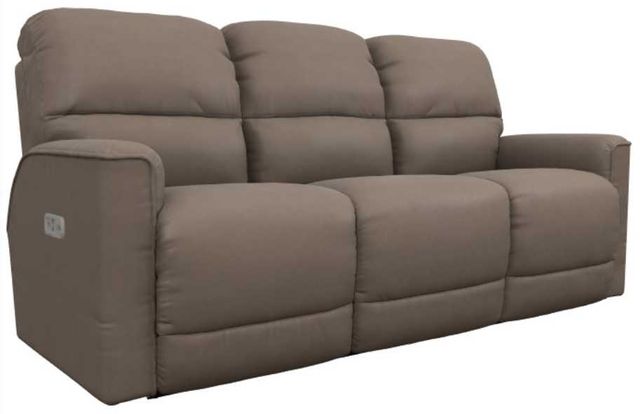 La-Z-Boy® Cade Stone Leather Power Reclining Sofa with Headrest and Lumbar-0