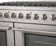FORNO® Galiano 48" Stainless Steel Pro Style Dual Fuel Range-4