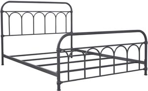 Signature Design by Ashley® Nashburg Black Queen Metal Rod Bed