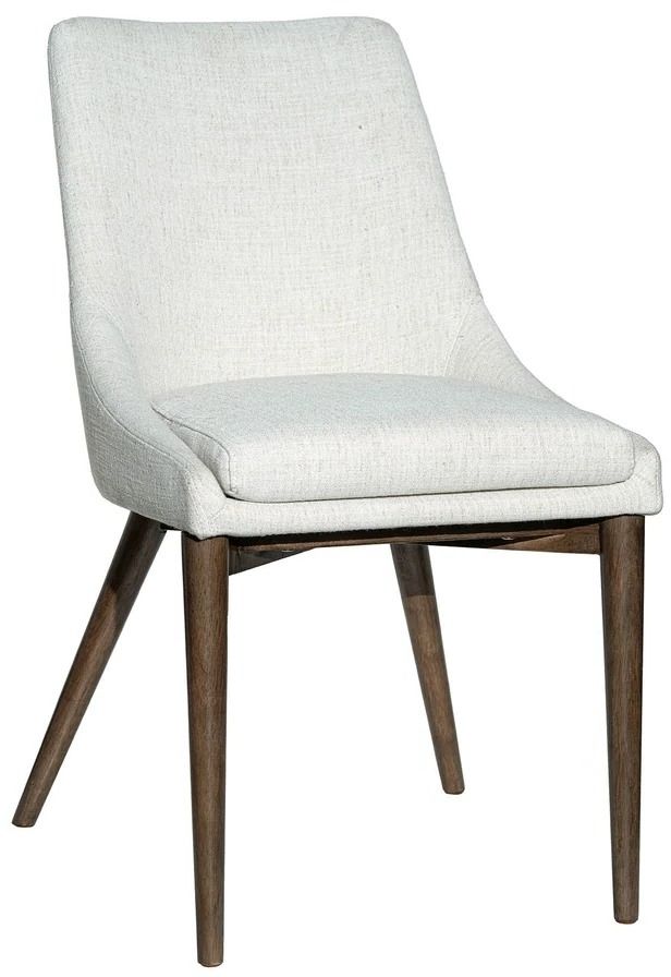 LH Home Fritz Dark Grey/Ivory Dining Side Chair-0