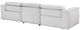 Homelegance® Phoebe Light Gray Power Double Reclining Sofa with Power Headrests-5