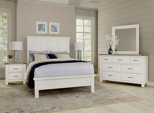 Artisan & Post by Vaughan-Bassett Maple Road Natural/Soft White Triple Dresser-1