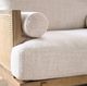 Furniture of America® Alesund Beige/Light Oak Accent Chair-2